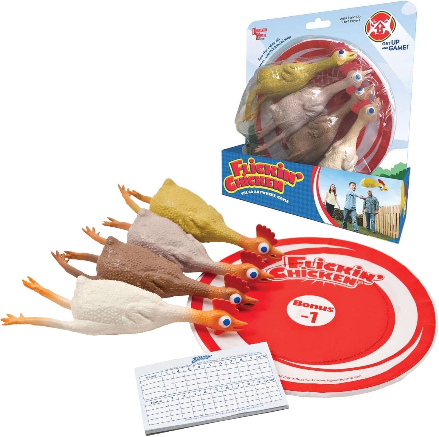 Fun Flickin Chicken Toss Game for All, Ages 6+