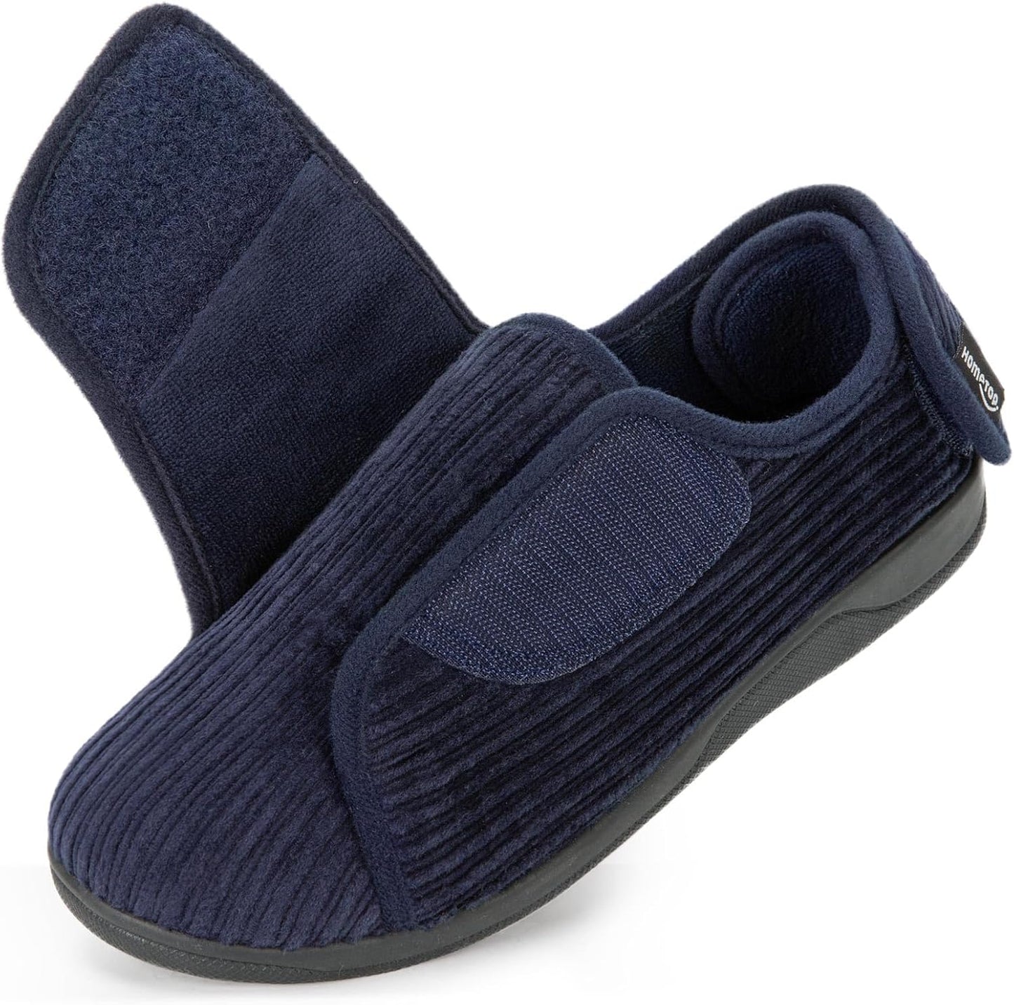 HomeTop Women's Corduroy Slippers for Comfort and Support
