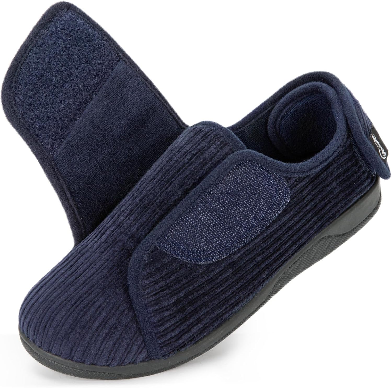 HomeTop Women's Corduroy Slippers for Comfort and Support