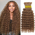 Ginger Bundles Human Hair for Boho Braids 150g 14 in - Deep Wave