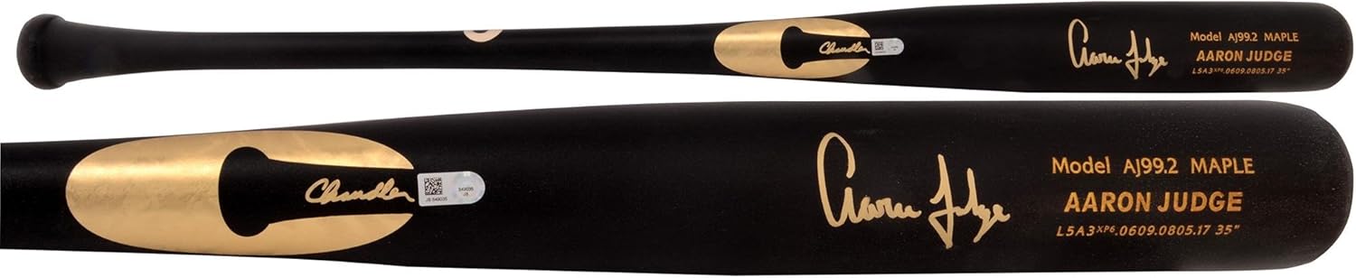 AARON JUDGE Autographed New York Yankees Game Model Bat
