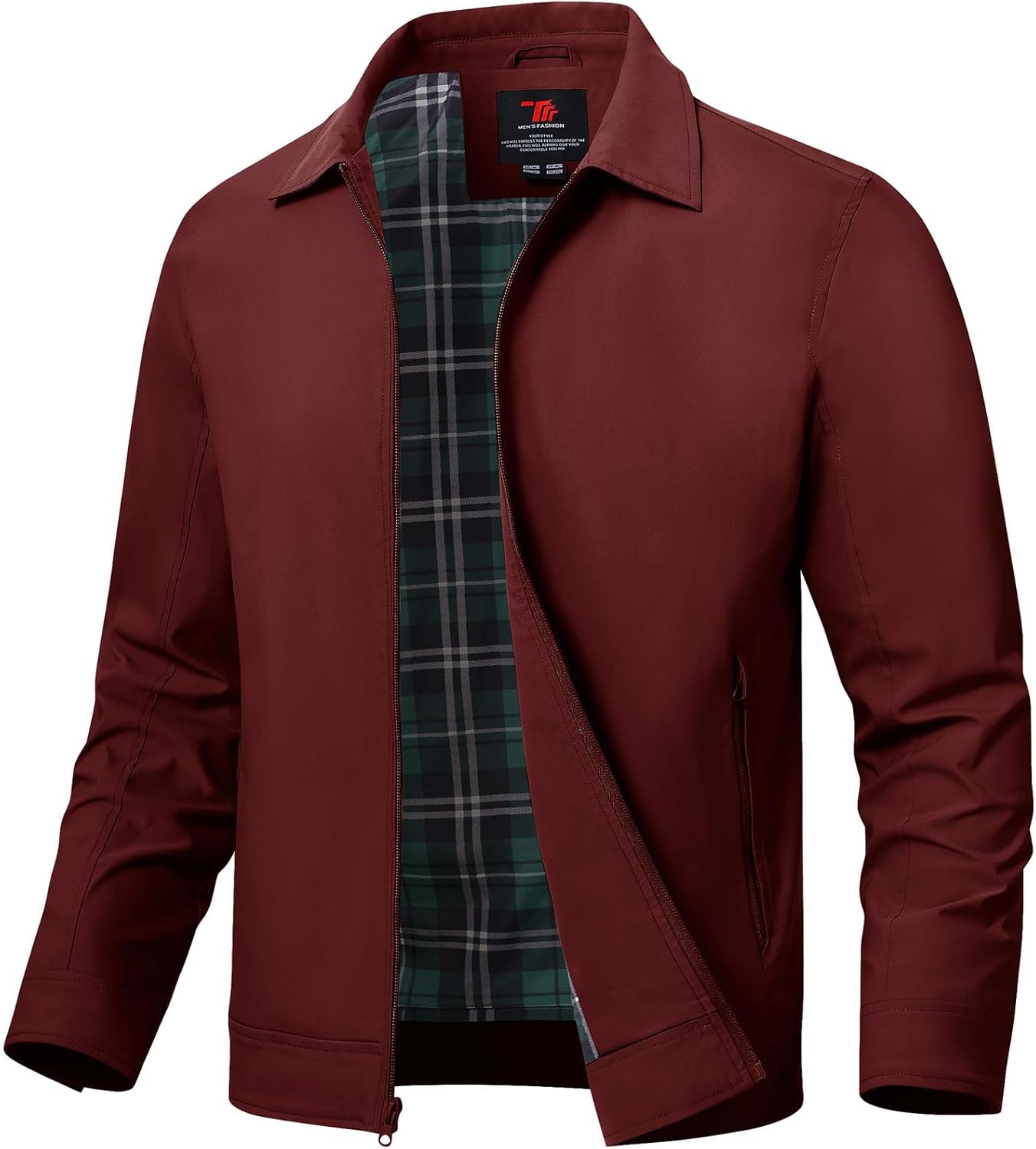 TBMPOY Men's Lightweight Jackets for Stylish Fall and Spring Wear