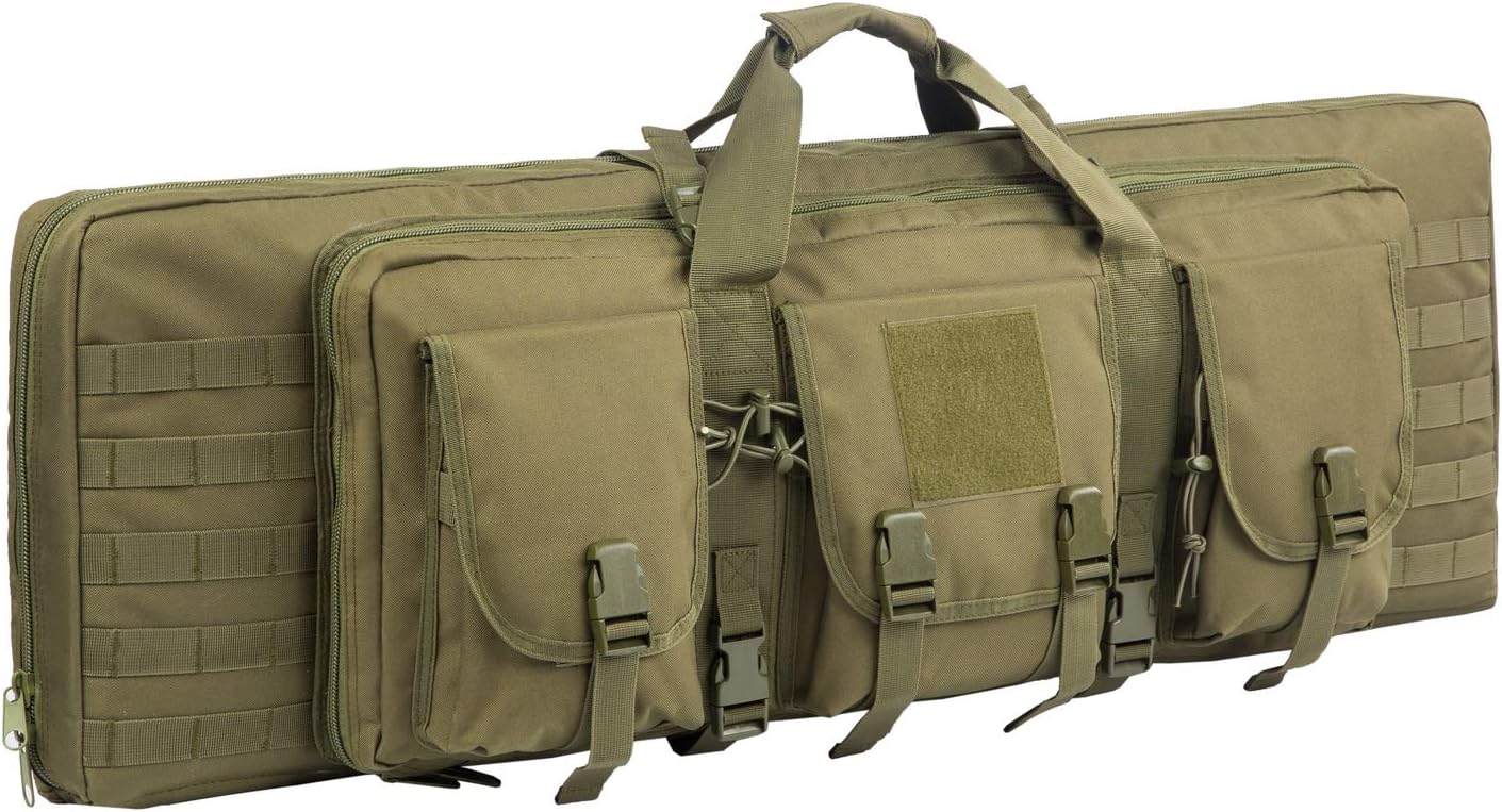Greencity Double Rifle Case Tactical Gun Bag for Outdoor Use