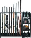 Wooden Rifle Racks with Pistol Rack for Indoor Gun Storage