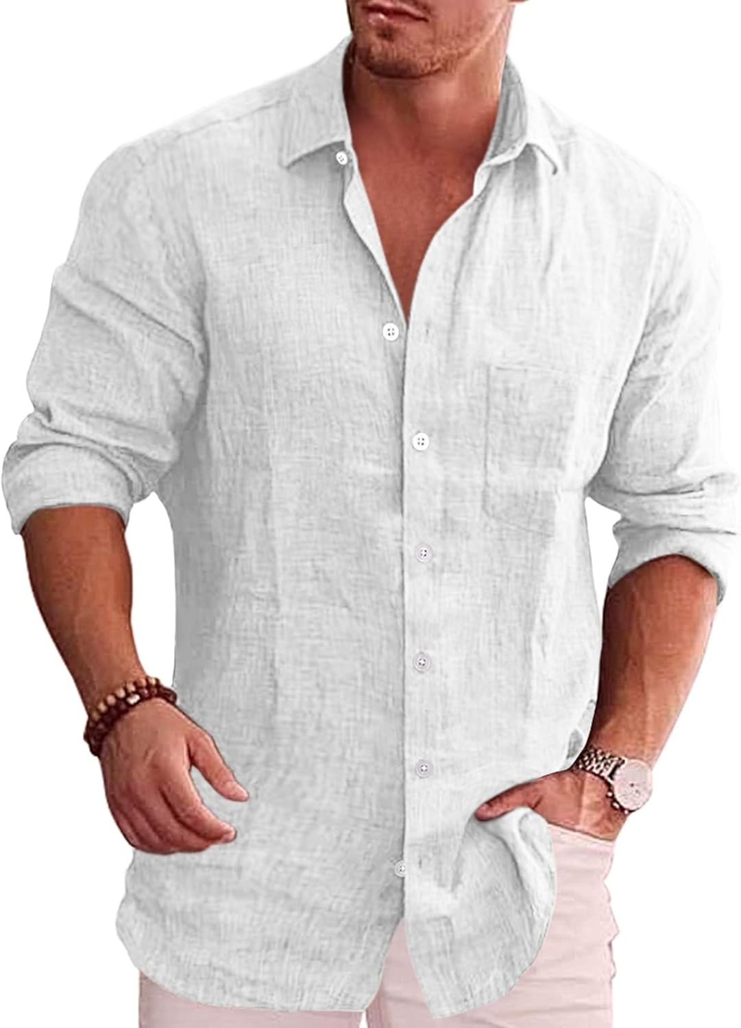 COOFANDY Men's Casual Button Down Shirt for All Seasons