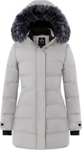 wantdo Women's Long Quilted Winter Coat - Warm, Waterproof Protection