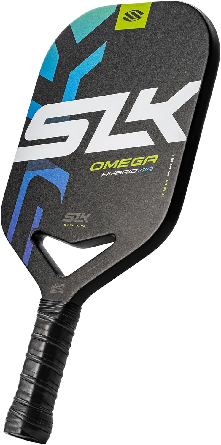 SLK Omega Pickleball Paddle with Edgeless Carbon Fiber Design