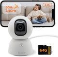 Sensforge Indoor Pan-Tilt Security Camera 2.5K - No Monthly Fee