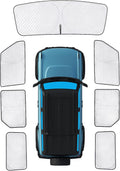 KMF 7pcs Full Window Sun Shade Custom Fit for Ford Bronco 4Door