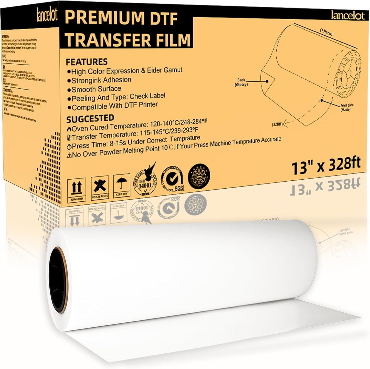 Premium DTF Transfer Roll Film for Vibrant T-Shirt Printing