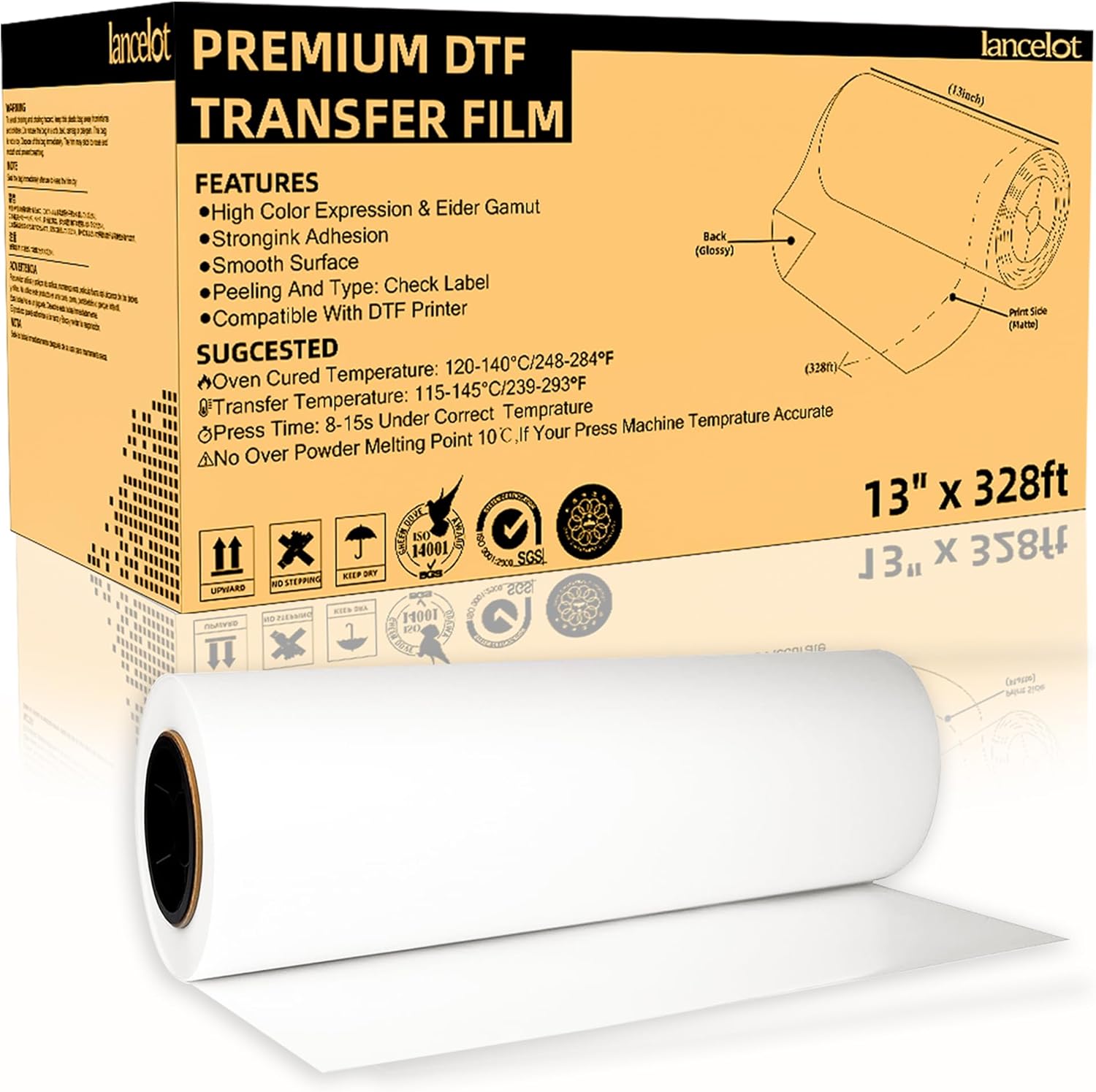 Premium DTF Transfer Roll Film for Vibrant T-Shirt Printing