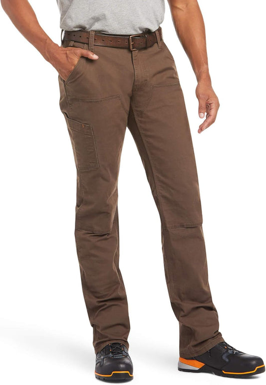 Ariat Mens Rebar M4 Relaxed Durastretch Tough Double Front Pants