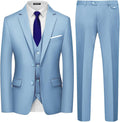 Men's 3 Piece Slim Fit Suit Set for Men - Classic Black Tuxedo