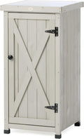 Outdoor Storage Cabinet for Patio and Garden with Shelves