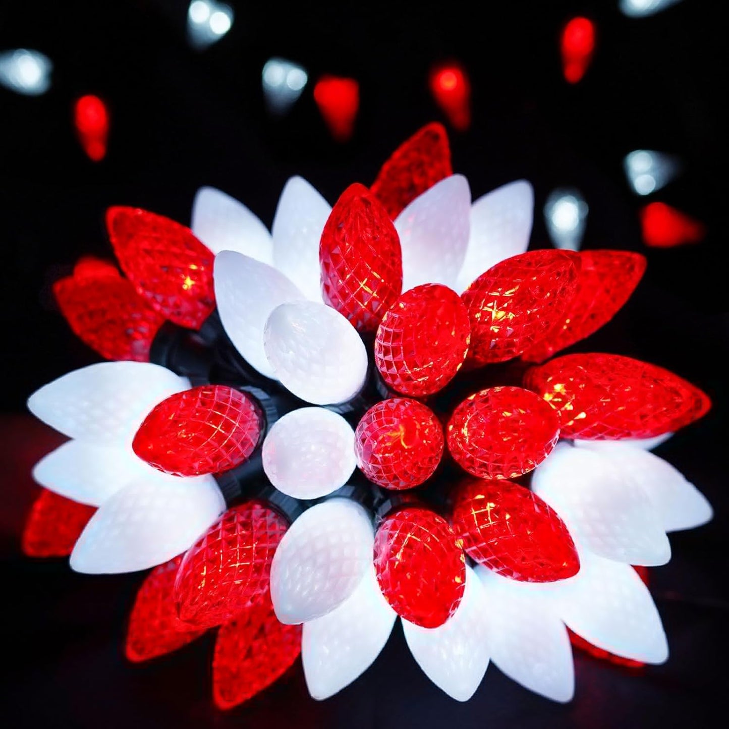 C9 Christmas String Lights Outdoor 66FT 100LED Waterproof