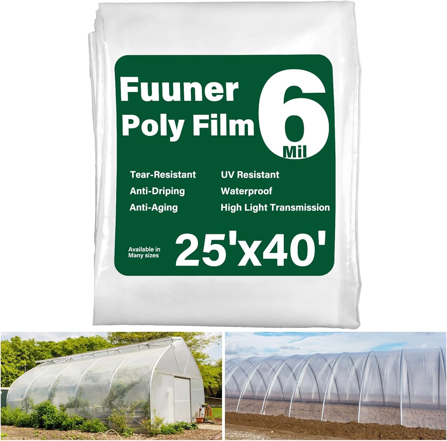 Heavy Duty Greenhouse Plastic Sheeting 6 Mil for Optimal Growth