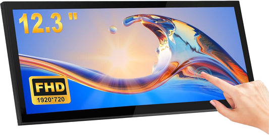 Portable Mini 12.3 Touchscreen Monitor for Efficient Monitoring