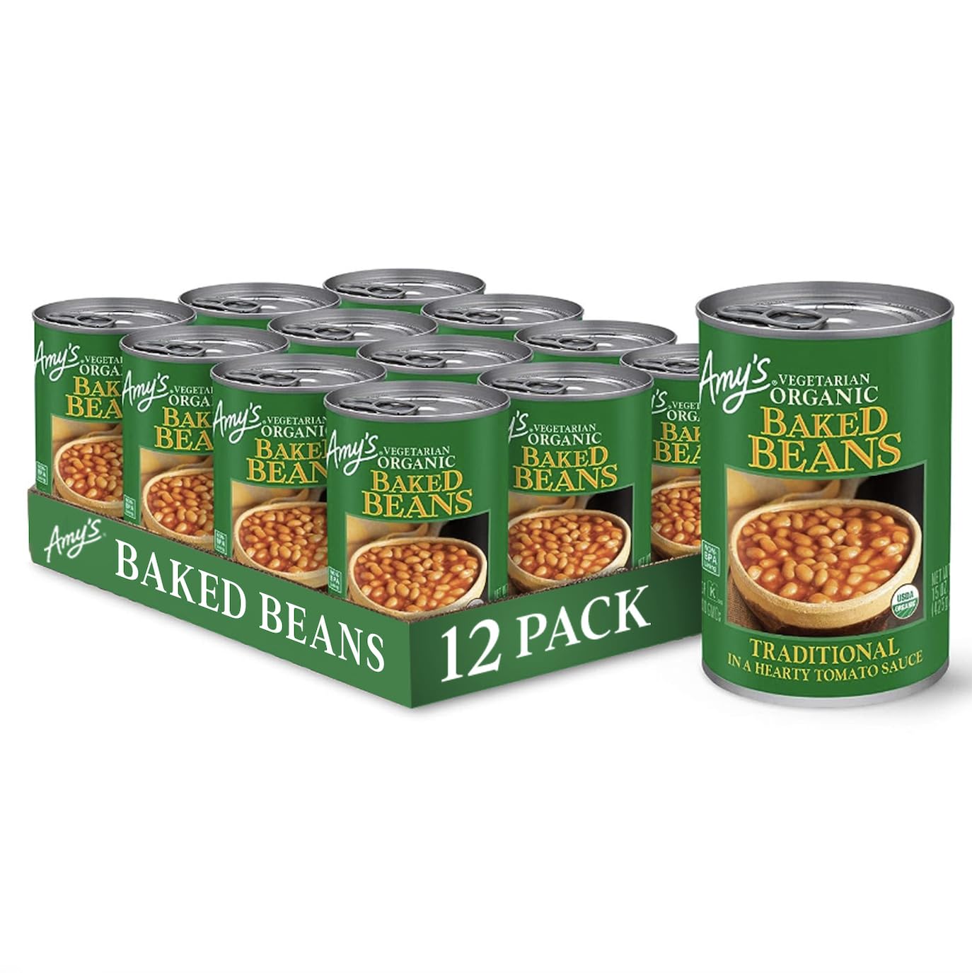 Amy's Organic Baked Beans Canned, Vegan Gluten Free Delight