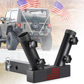 GADFISH Trailer Hitch Flagpole Mount for 2in Receiver - Holds Two