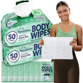 Body Wipes for Women Extra Moist No Rinse Bathing Wipes - Travel