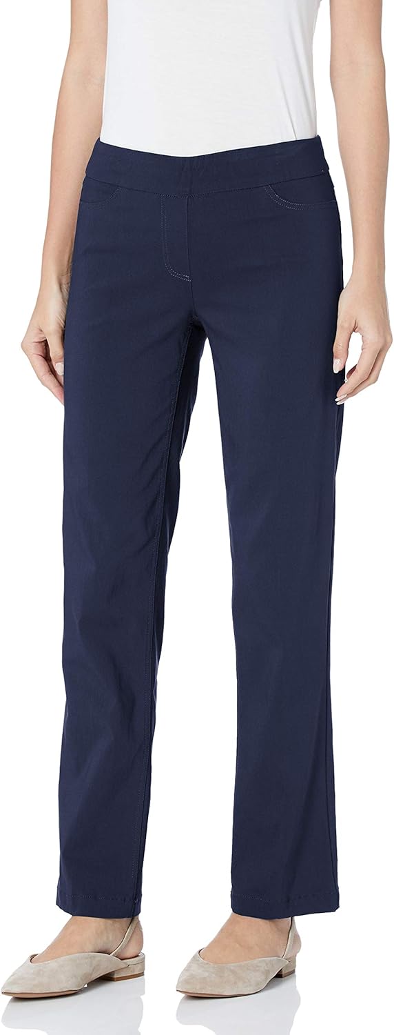 SLIM-SATION Women's Wide Band Pull-on Relaxed Leg Pant Review