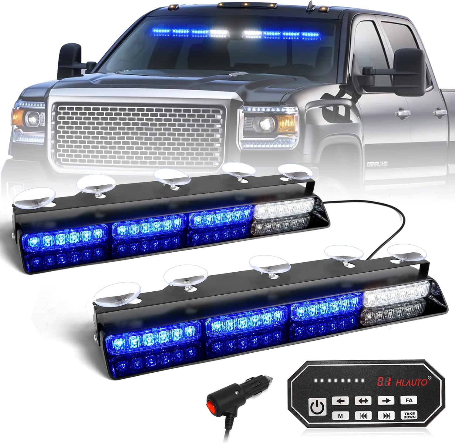 HLauto 604N Emergency Dash Strobe Lights for Safety and Visibility