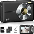 Digital Camera FHD 1080P Kids Camera with 32GB Card - Compact 44MP