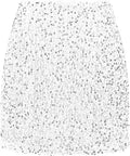 Sequin Skirts for Women Trendy 2023 Sparkly Mini Skirt - High Waisted