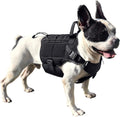 No-Pull Service Dog Vest Small - Tactical Harness with Metal Buckles