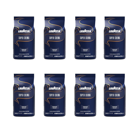 Lavazza Super Crema Whole Bean Coffee for Perfect Espresso
