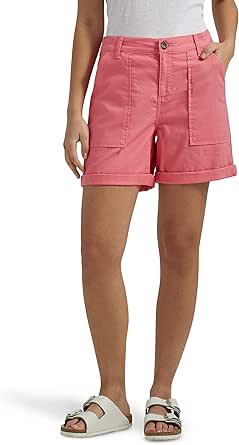 Lee Women's Legendary High Rise Relaxed Fit Rolled Short Review