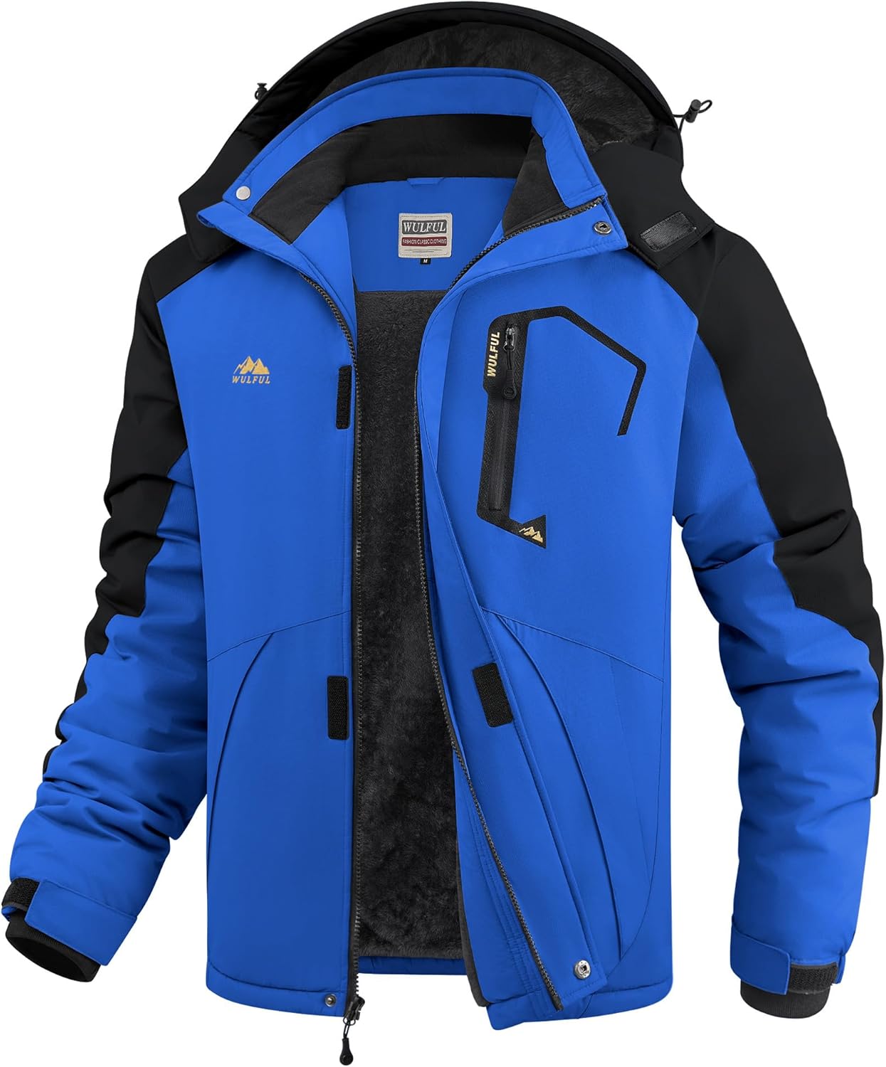 WULFUL Men's Ski Jackets Warm Winter Snow Windbreaker Coat