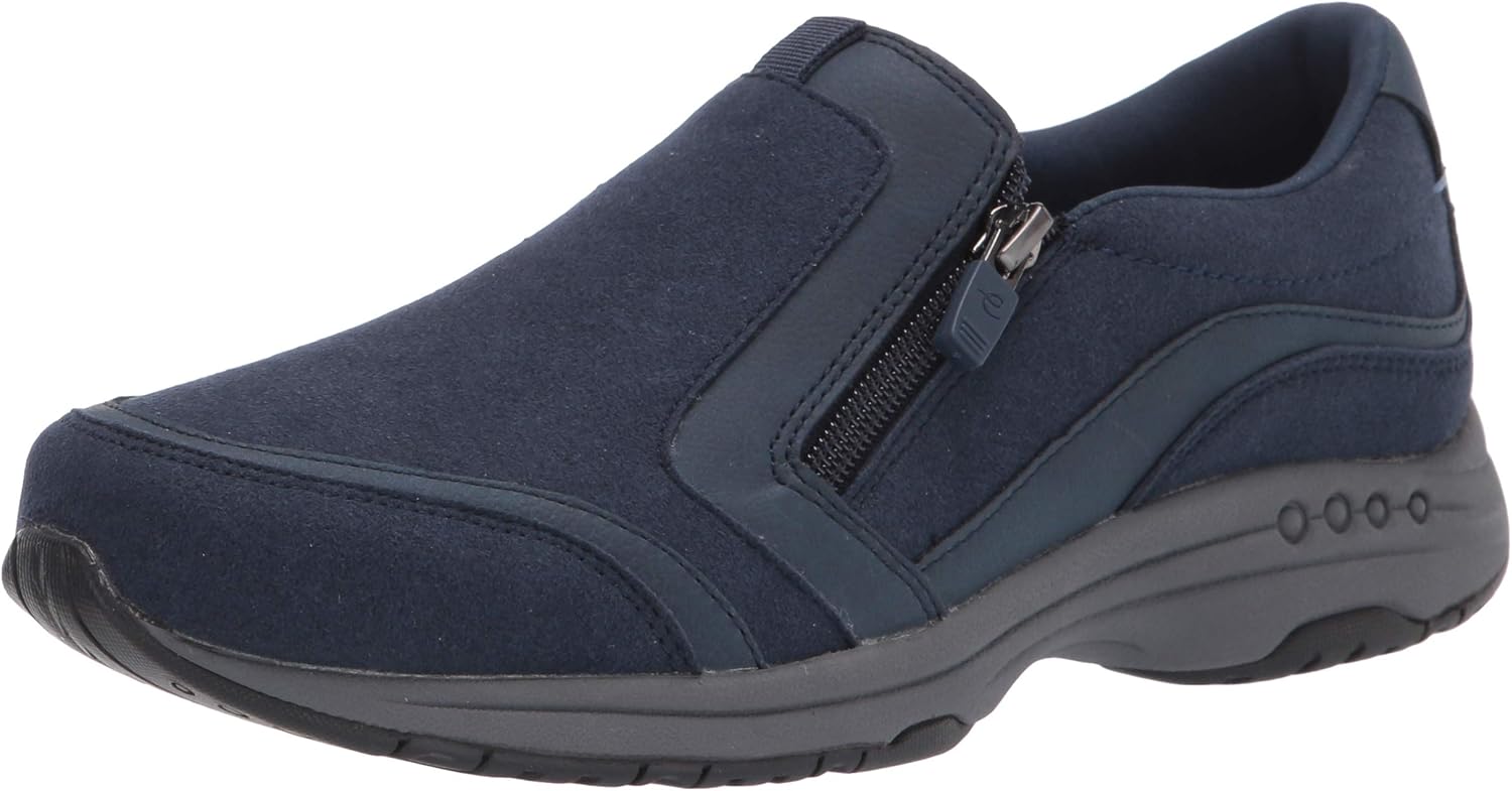 Easy Spirit Womens Thallow2: Comfortable Side Zip Shoes for Travel