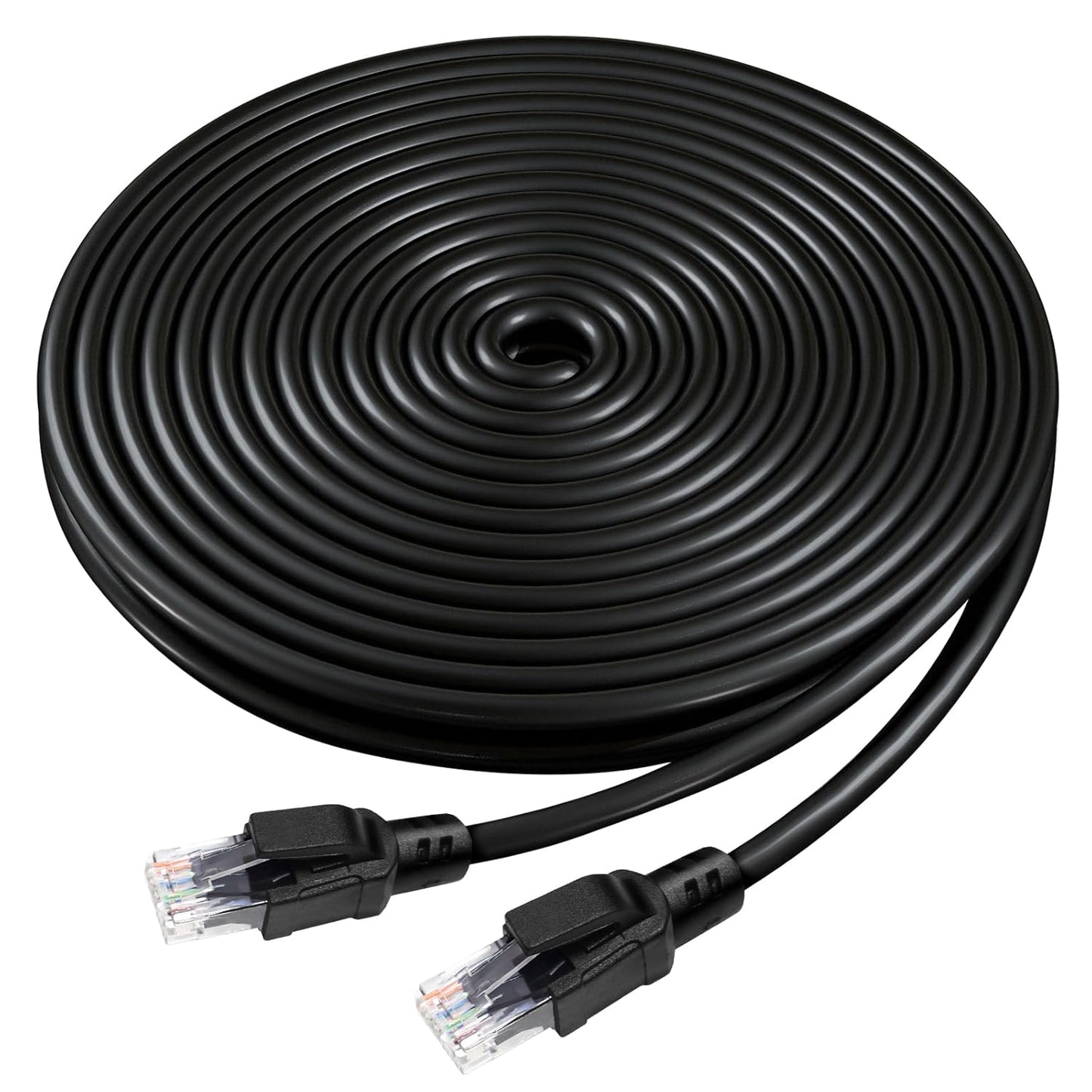 Cat 6 Outdoor Ethernet Cable 90 ft for Direct Burial Use