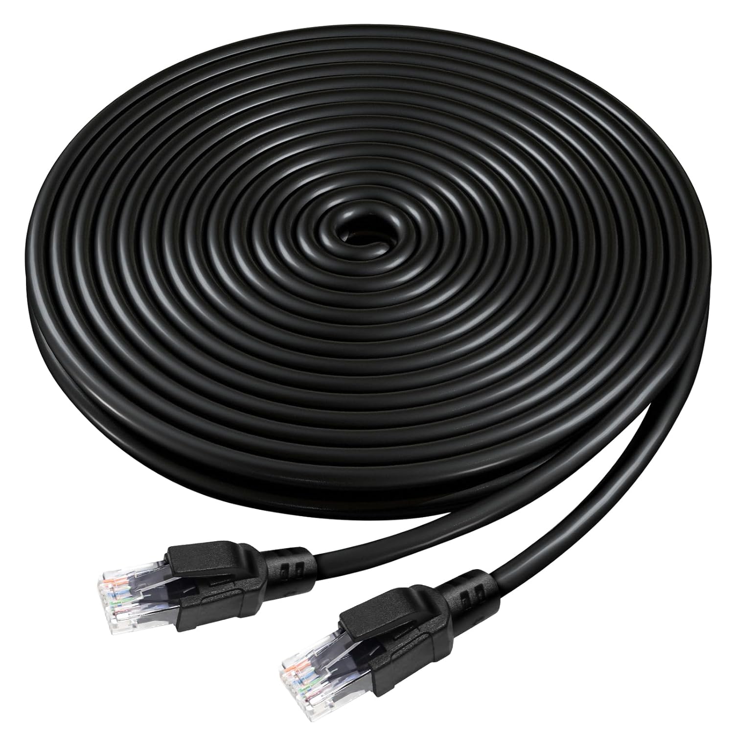 Cat 6 Outdoor Ethernet Cable 90 ft for Direct Burial Use