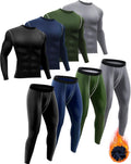 Men's Thermal Underwear Set Long Base Layer - Warm Fleece