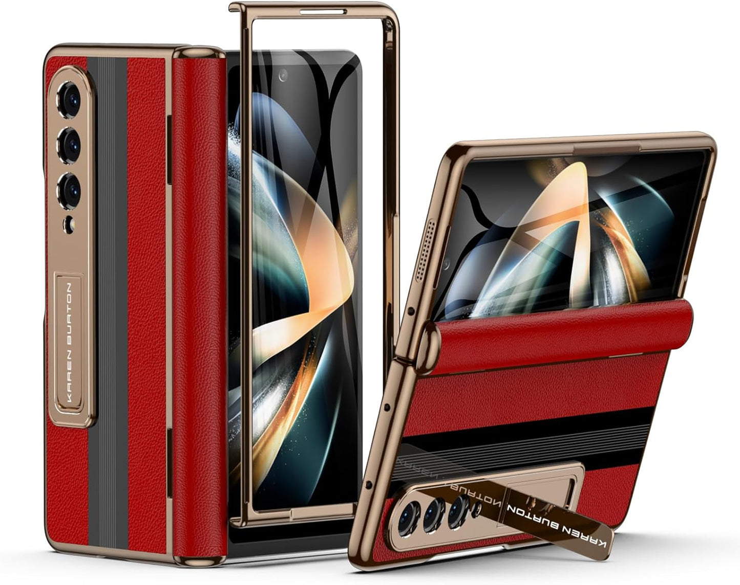 Luxury Premier Genuine Leather Case for Samsung Galaxy Z Fold 4