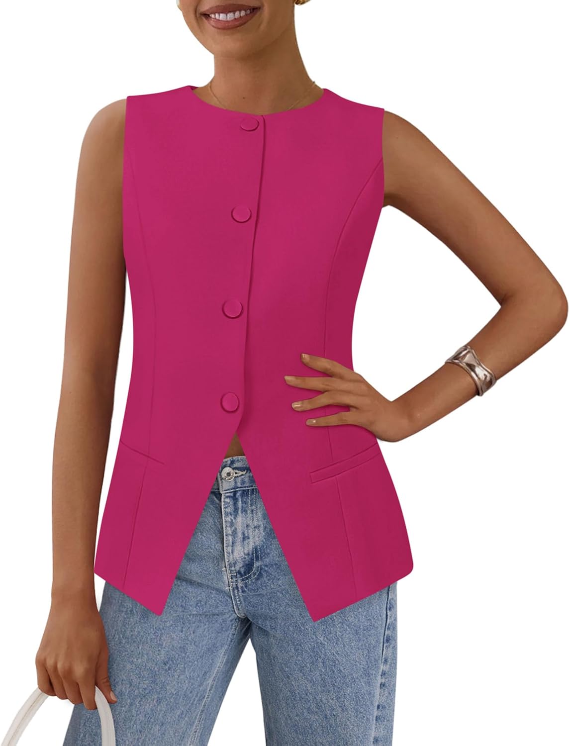 PRETTYGARDEN Women's Summer Suit Vest Tops for Stylish Looks