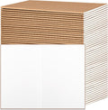 EOOUT 48pcs Blank Kraft Notebooks for Kids and Travelers