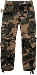TRGPSG Men's Wild Cargo Pants Camo Ripstop - Durable Outdoor Workwear