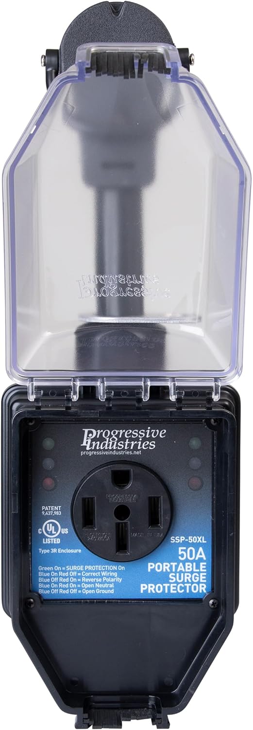 Progressive Industries SSP-50XL Portable RV Smart Surge Protector
