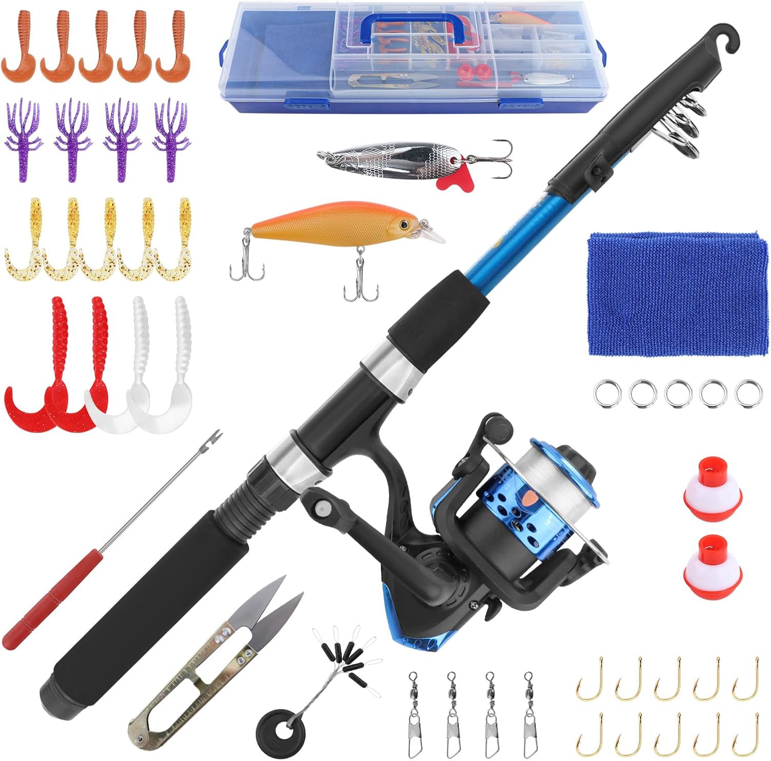 Telescopic Youth Fishing Kit - Fun for Kids 15+
