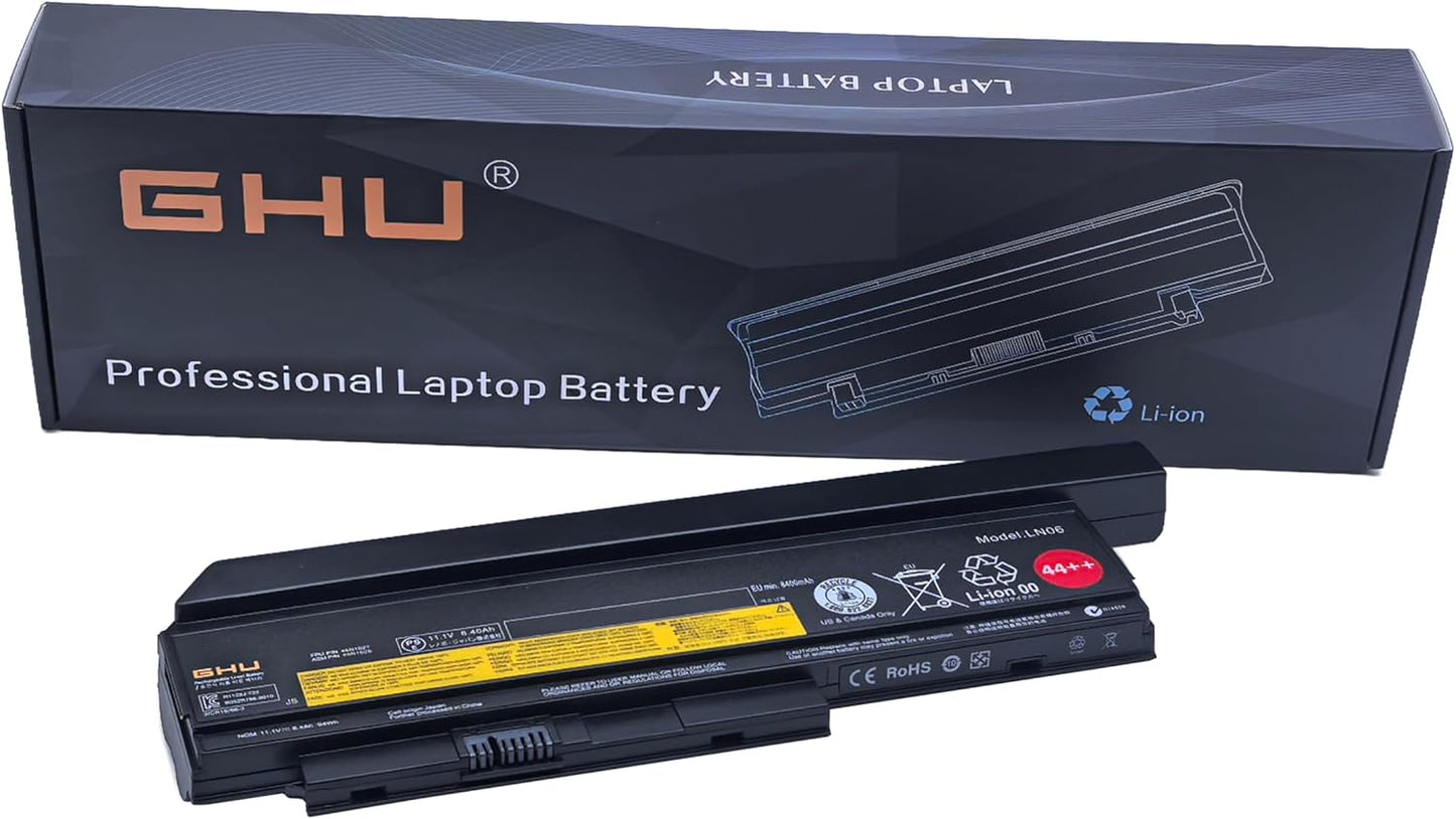 GHU New Battery 44++ 9-Cell for Lenovo ThinkPad X220 X230