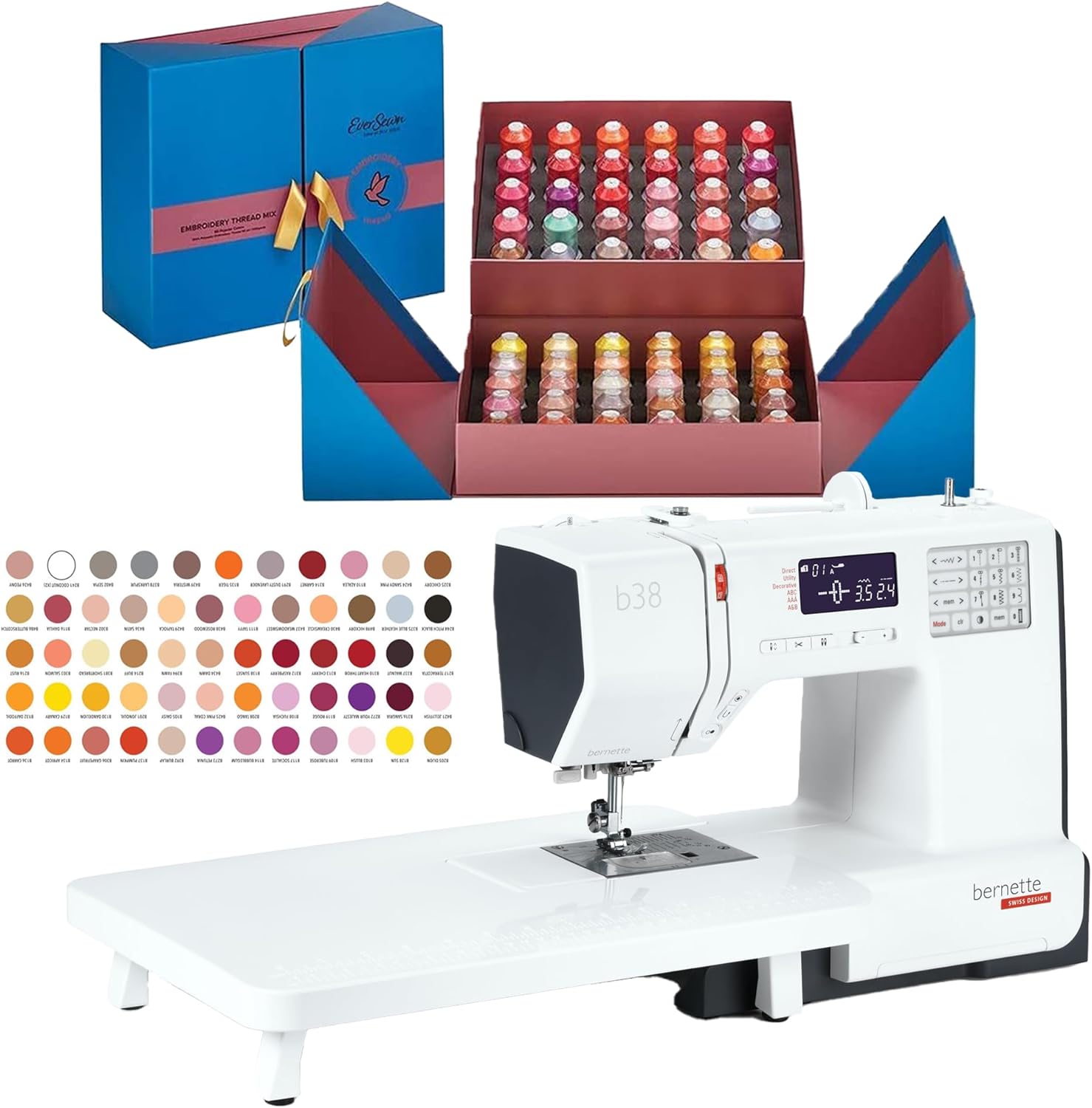 Bernette B38 Sewing Machine | Sunset Thread Bundle