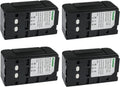 Kastar 4-Pack NP-77H 6.0V 5300mAh Camcorder Battery Pack - Long