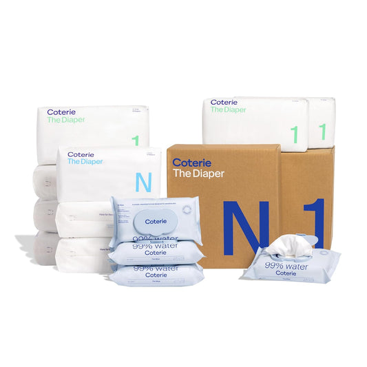 Coterie Baby Diapers + Wipes Kit - Gentle & Plant-Based