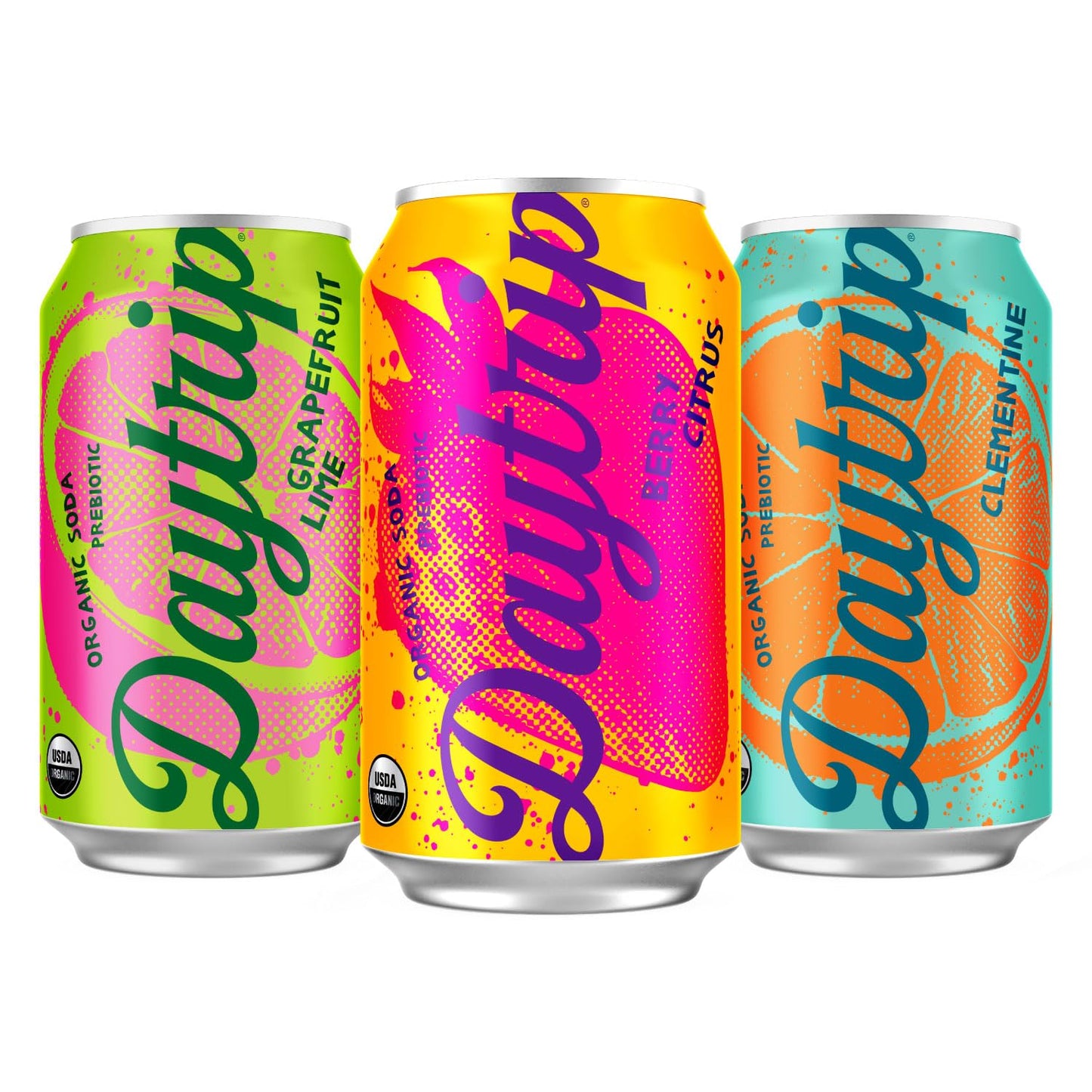 Daytrip Organic Sparkling Prebiotic Soda for Gut Health