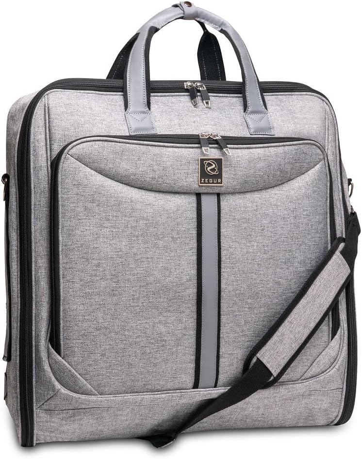 Premium Suit Garment Bag for Travel with Laptop Compartment