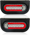 Agrieyes Trailer Lights with Bracket - Oval LED Sequential Signals
