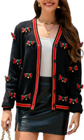 LUBOT Christmas Cardigan Sweater for Women - Cozy Holiday Layer